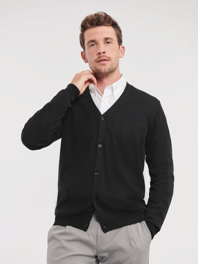 Cardigan uomo collo a v
