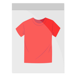 Busta trasp per t-shirts pm000