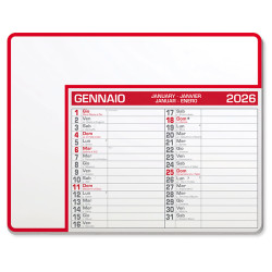 Calendar pad edge pa782