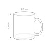 Glass color mug pc365