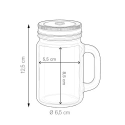 Jar glass pc478