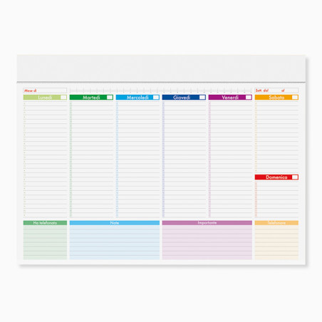 Mini planning multicolor pa806