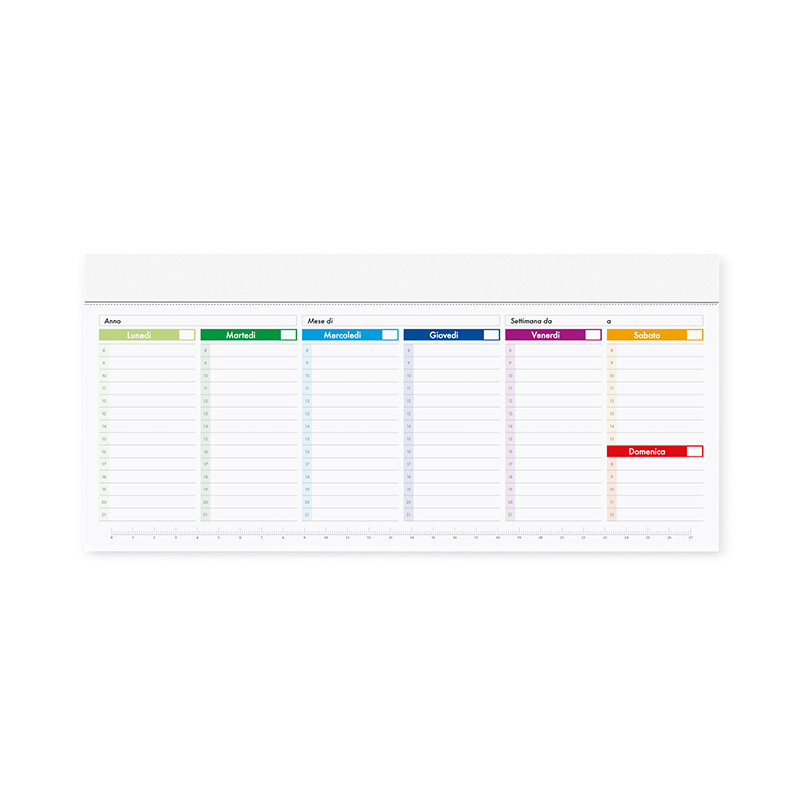 Slim planning multicolor pa807