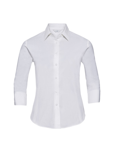 Camicia donna manica 3/4 stretch