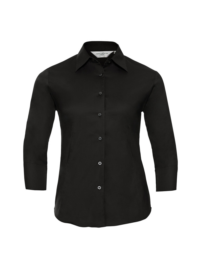 Camicia donna manica 3/4 stretch