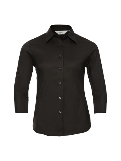 Camicia donna manica 3/4 stretch