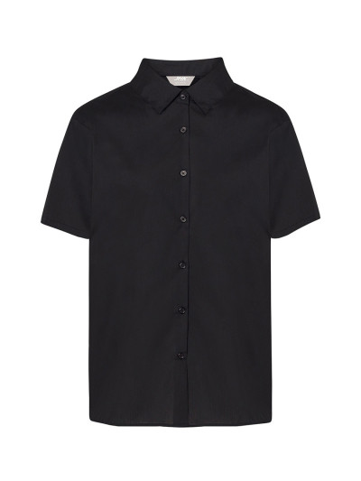 Camicia donna manica corta popeline