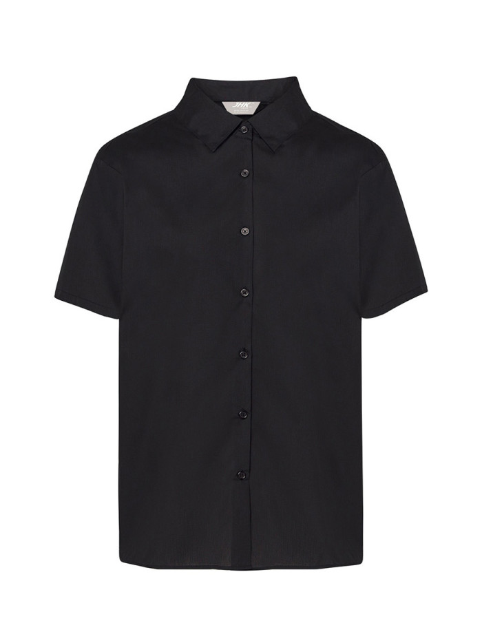 Camicia donna manica corta popeline