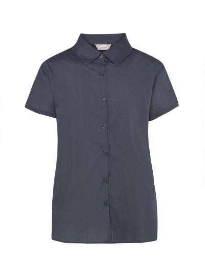 Camicia donna manica corta popeline