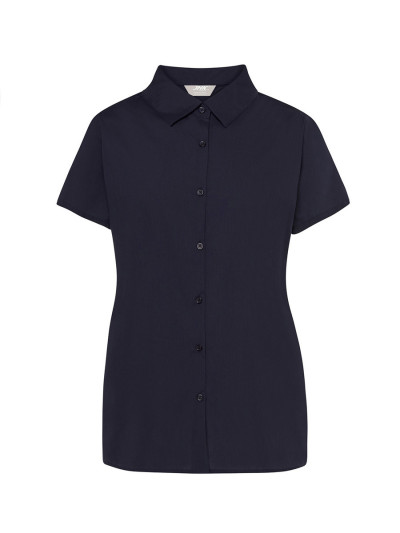 Camicia donna manica corta popeline