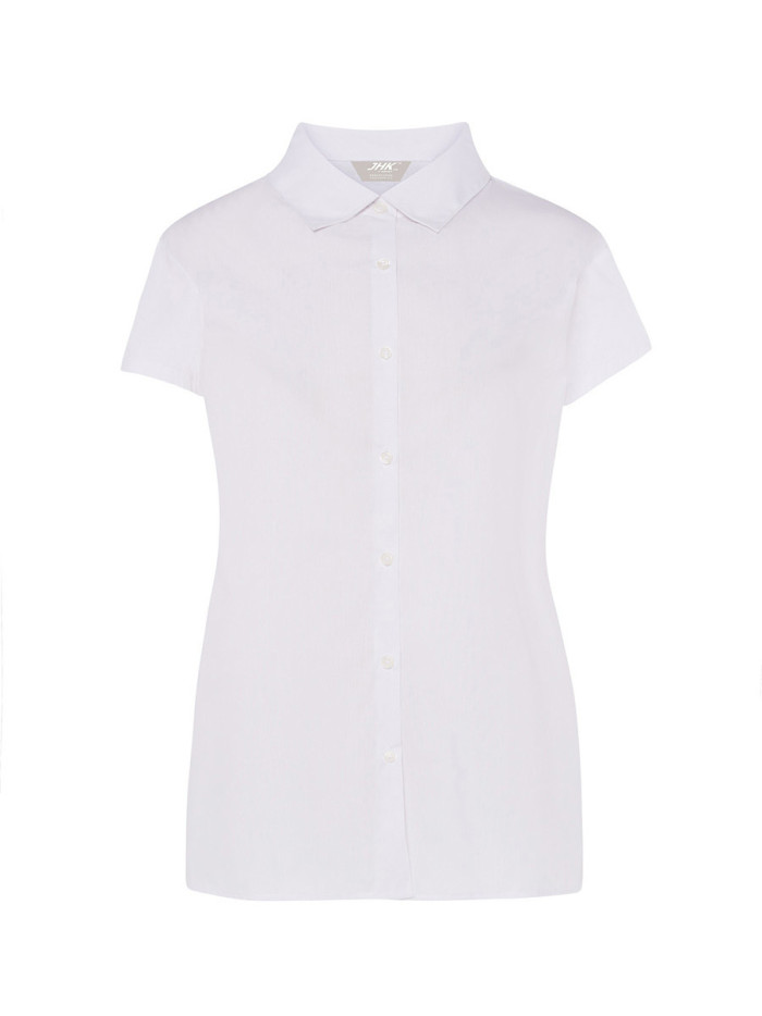 Camicia donna manica corta popeline