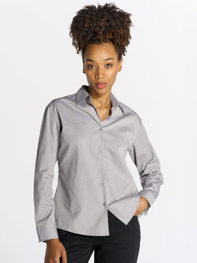Camicia donna manica lunga oxford