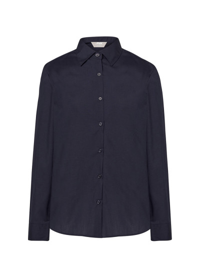 Camicia donna manica lunga popeline