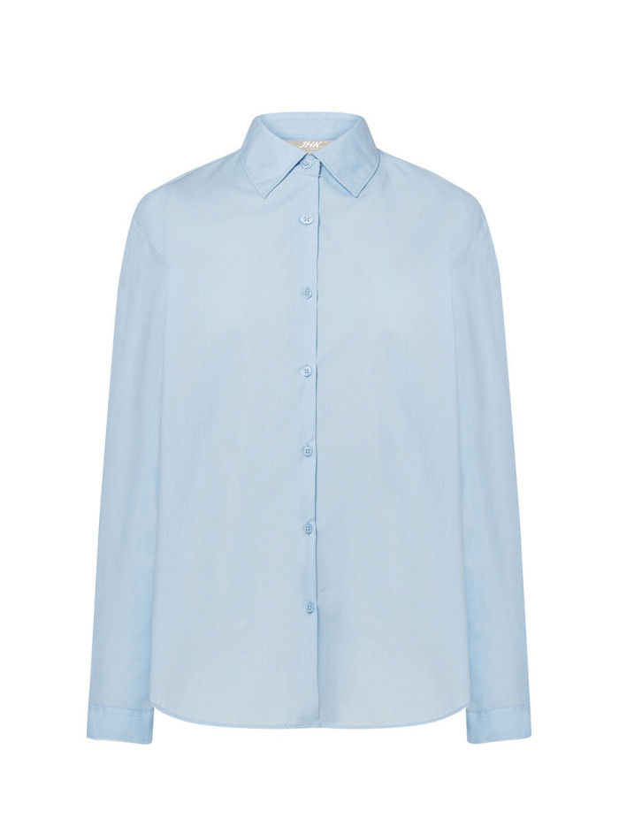 Camicia donna manica lunga popeline