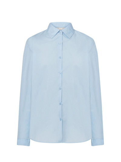 Camicia donna manica lunga popeline