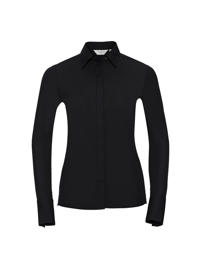 Camicia donna manica lunga stretch