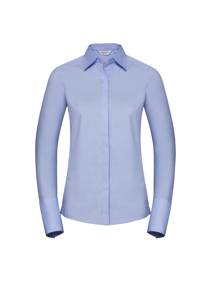 Camicia donna manica lunga stretch