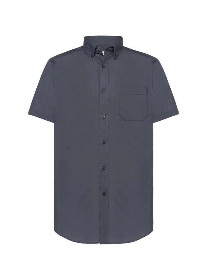 Camicia uomo manica corta popeline