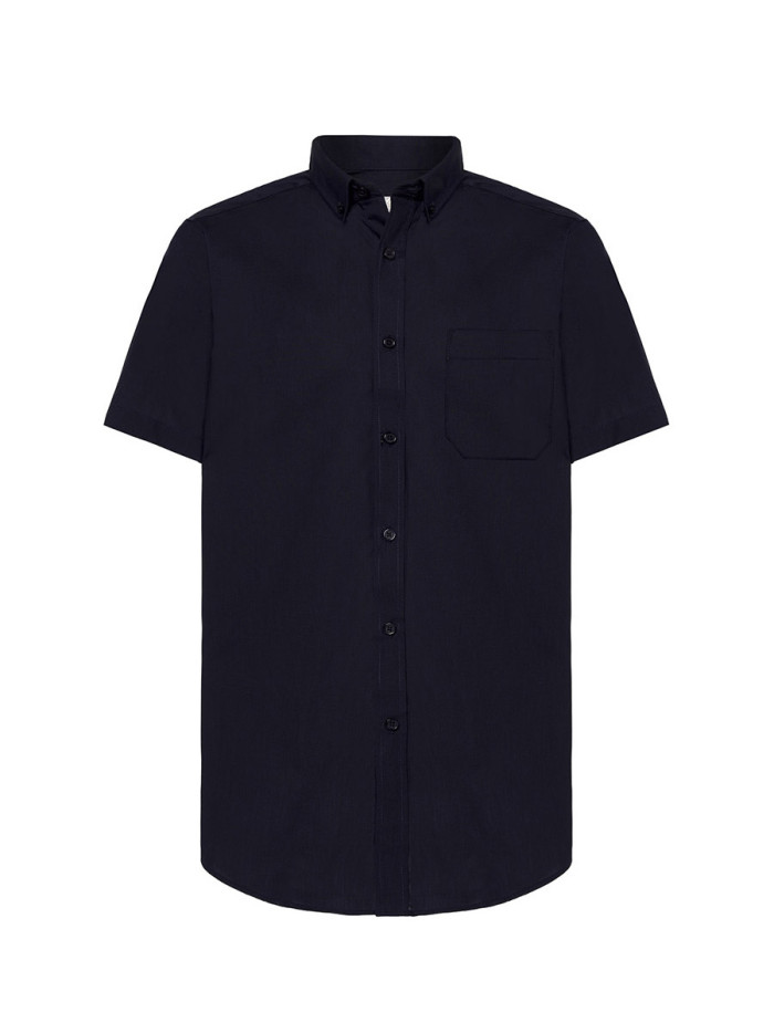 Camicia uomo manica corta popeline