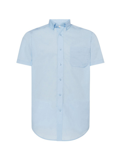 Camicia uomo manica corta popeline