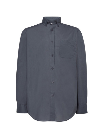 Camicia uomo manica lunga popeline