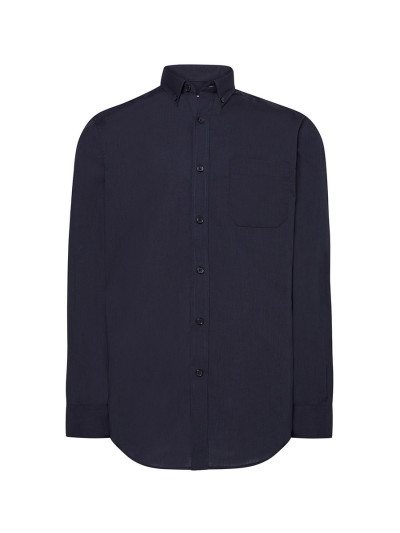 Camicia uomo manica lunga popeline