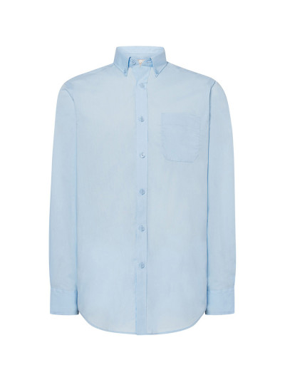 Camicia uomo manica lunga popeline