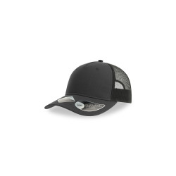 Cappello visiera curva 5 pannelli mesh posteriore