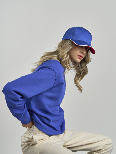 Cappello visiera curva 6 pannelli