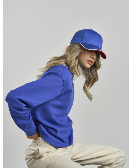 Cappello visiera curva 6 pannelli