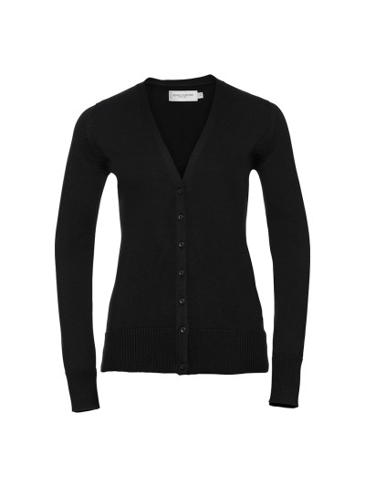 Cardigan donna collo a v