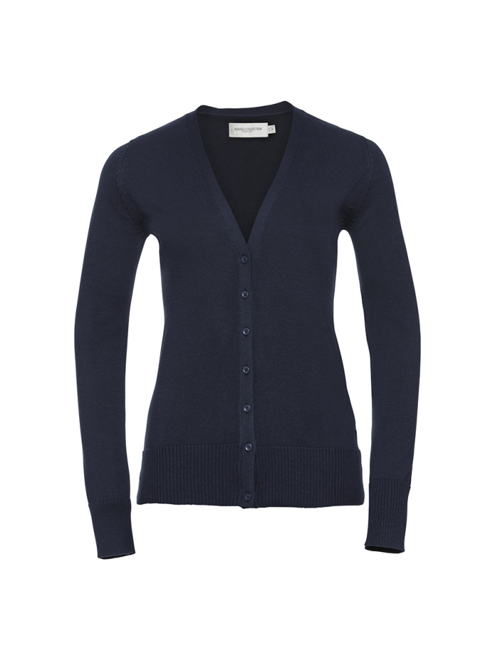 Cardigan donna collo a v