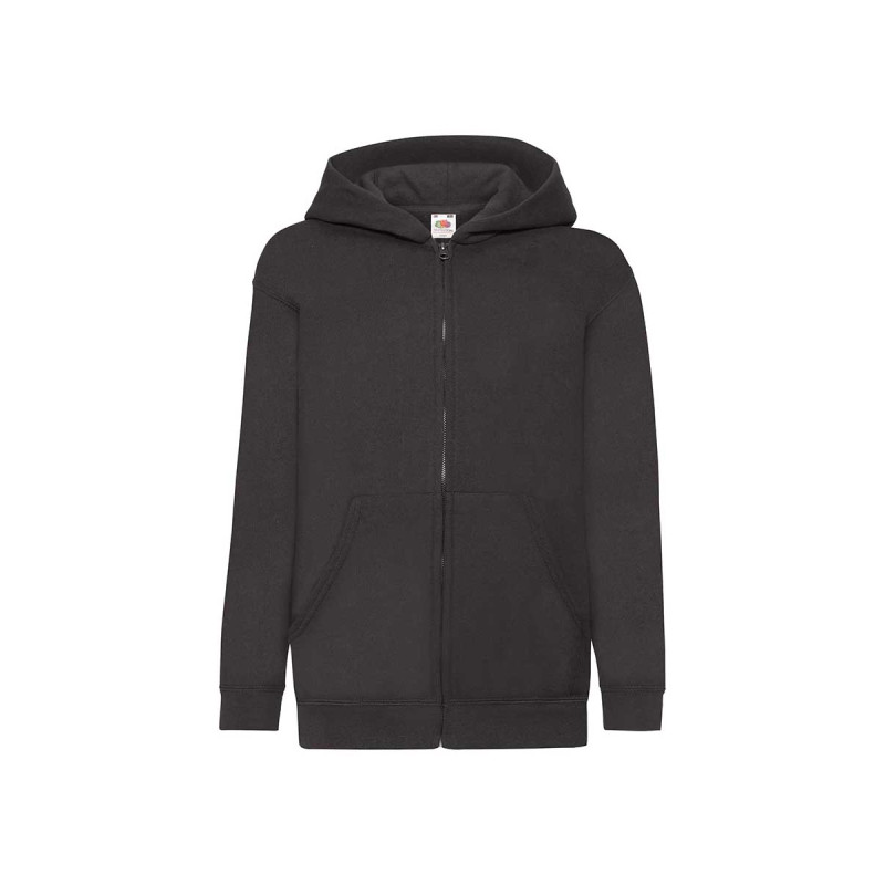 Felpa bambino cappuccio e zip classic