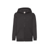 Felpa bambino cappuccio e zip classic