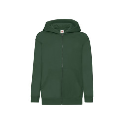 Felpa bambino cappuccio e zip classic