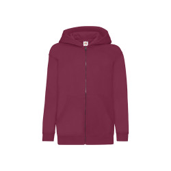 Felpa bambino cappuccio e zip classic