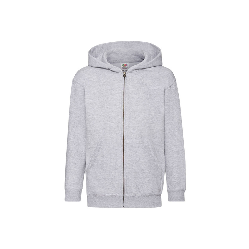 Felpa bambino cappuccio e zip classic