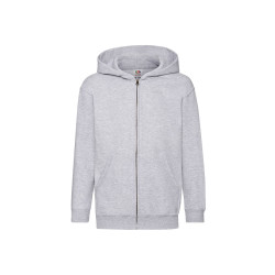 Felpa bambino cappuccio e zip classic