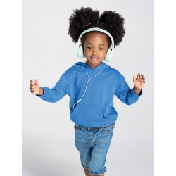 Felpa bambino cappuccio leggera french terry