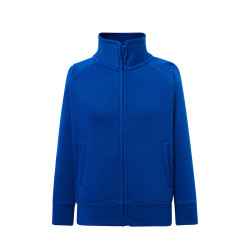 Felpa bambino zip intera leggera french terry