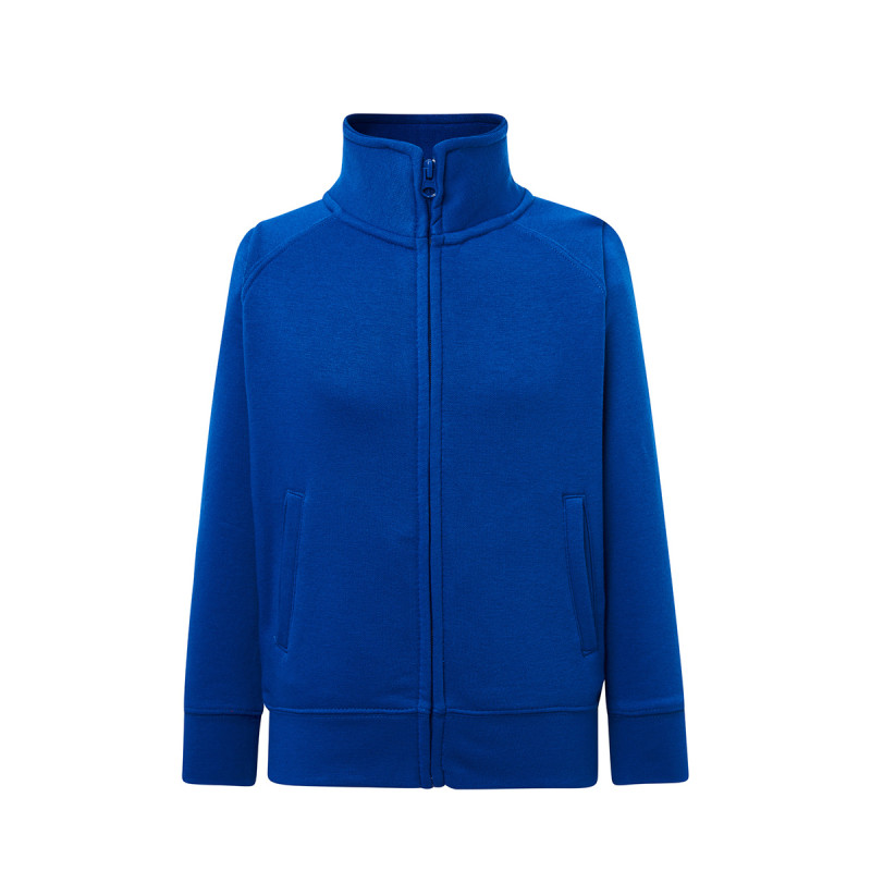 Felpa bambino zip intera leggera french terry