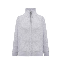 Felpa bambino zip intera premium