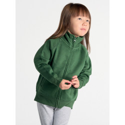 Felpa bambino zip intera premium