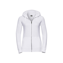 Felpa donna cappuccio e zip authentic