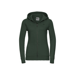 Felpa donna cappuccio e zip authentic