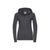 Felpa donna cappuccio e zip authentic