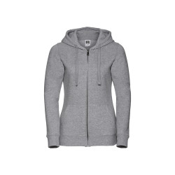 Felpa donna cappuccio e zip authentic