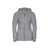 Felpa donna cappuccio e zip authentic