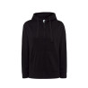Felpa donna cappuccio e zip leggera french terry