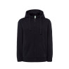 Felpa donna cappuccio e zip leggera french terry